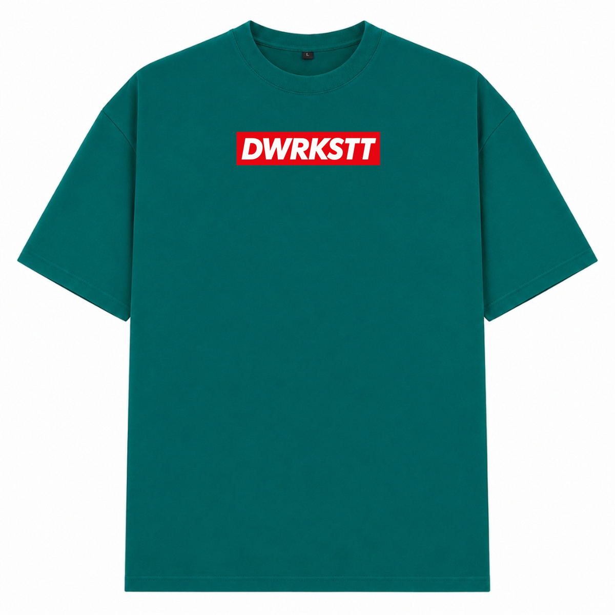 NEVER STOP Oversized Tee - Green