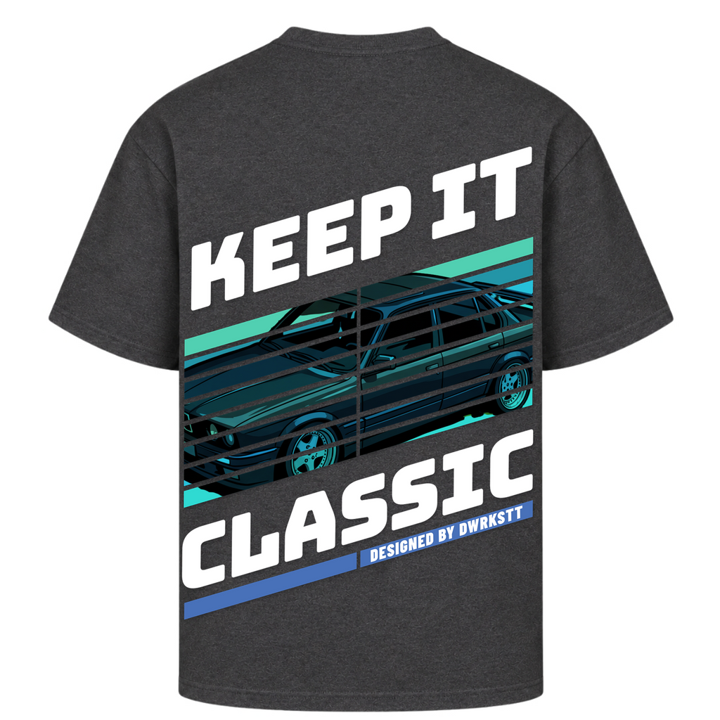 Keep it Classic Tee - Charcoal (Heather) - Rueckseite