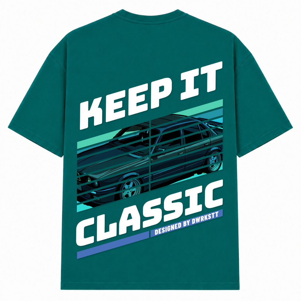 Keep it Classic Tee - Green - Rueckseite