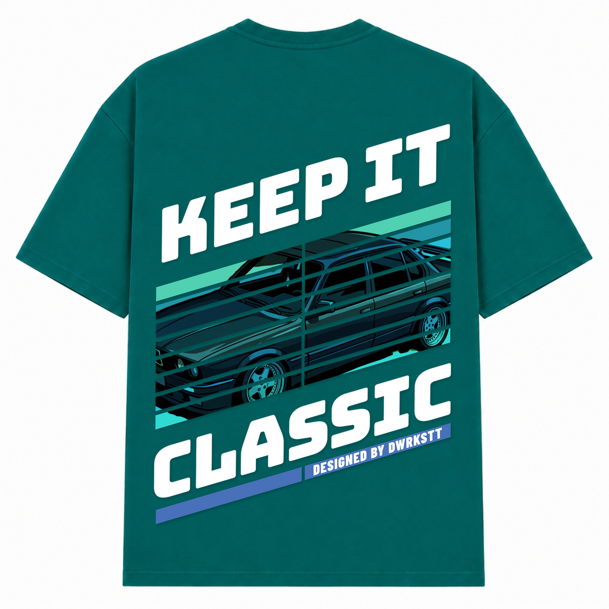 Keep it Classic Tee - Green - Rueckseite