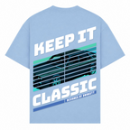 Keep it Classic Tee - powder blue - Rueckseite