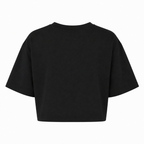Ladies Cropped Tee - schwarz - Rueckseite