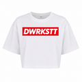 Ladies Cropped Tee - weiß