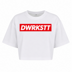 Ladies Cropped Tee - weiß