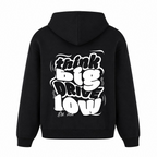THINK BIG Oversized Hoodie  - Schwarz - Rueckseite