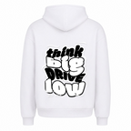 THINK BIG Oversized Hoodie  - Weiß - Rueckseite