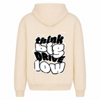 THINK BIG Oversized Hoodie  - White Sand - Rueckseite