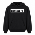 NEVER STOP Oversized Hoodie - Schwarz