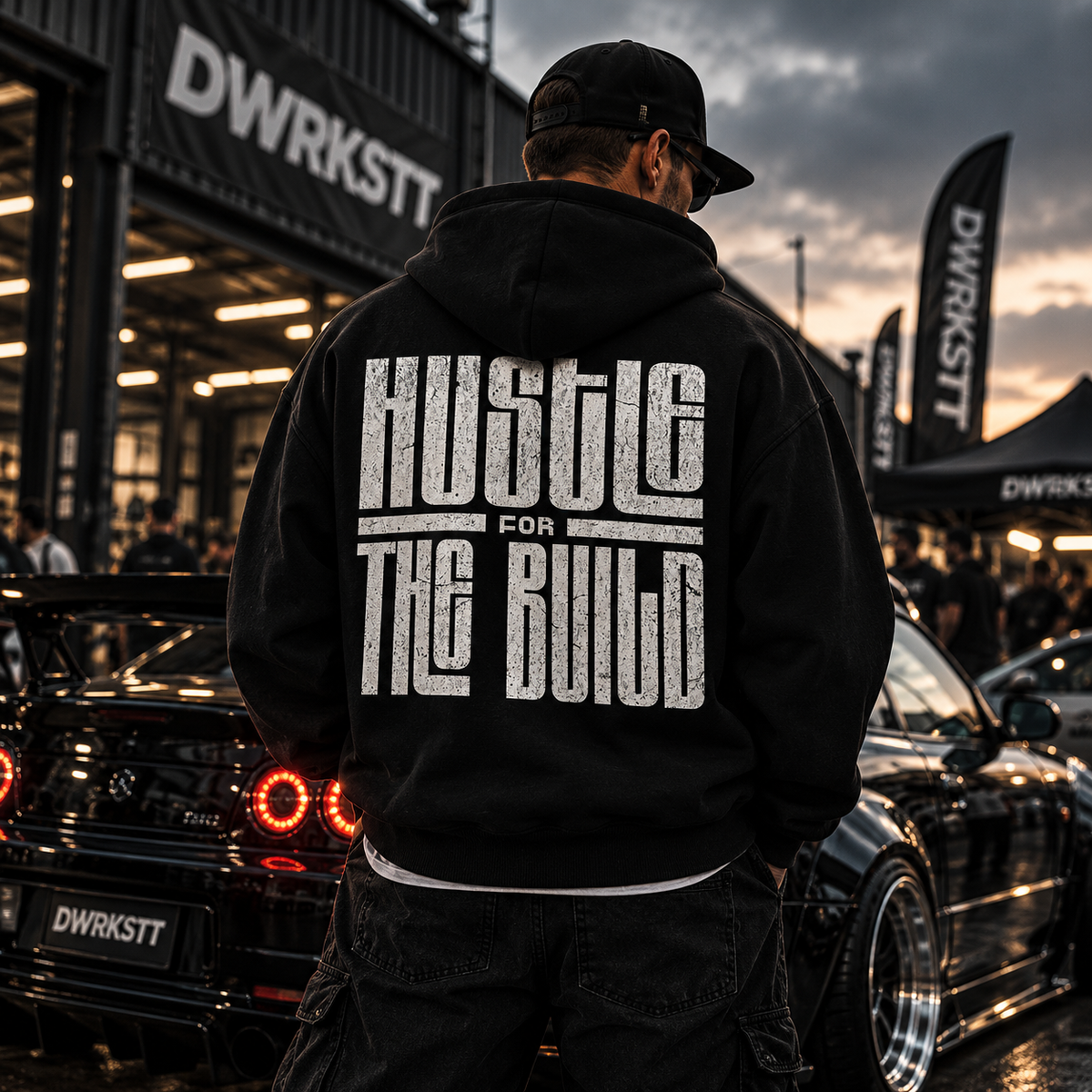 HUSTLE Oversized Hoodie