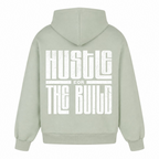 HUSTLE Oversized Hoodie - light asphalt - Rueckseite