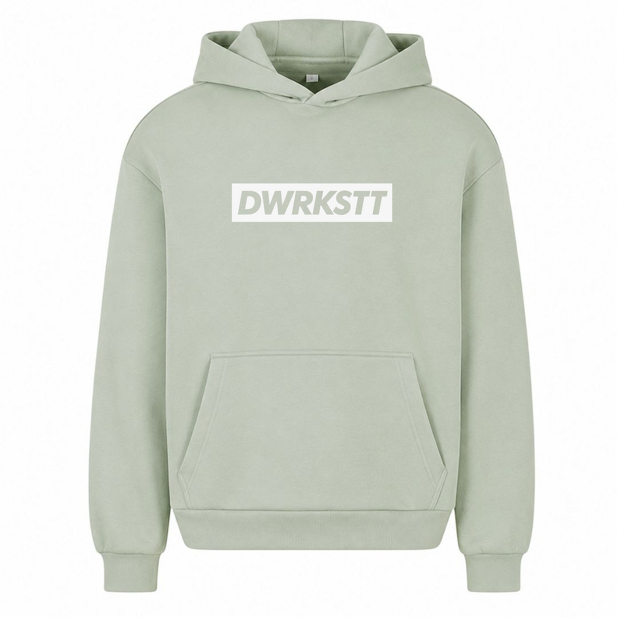 HUSTLE Oversized Hoodie - light asphalt