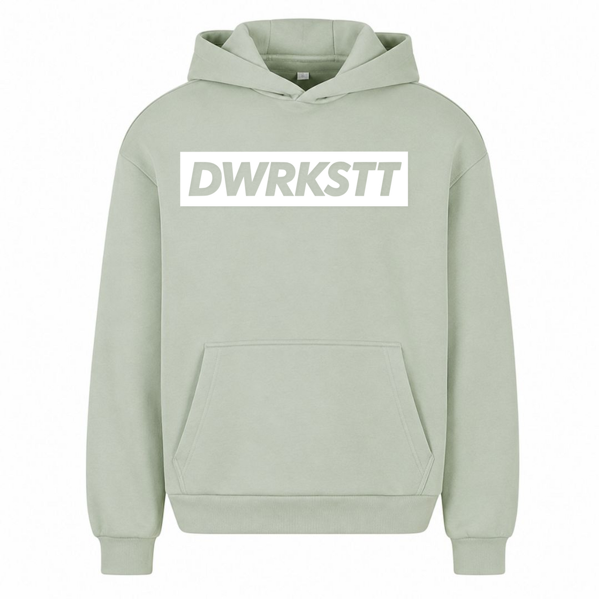 HUSTLE Oversized Hoodie - light asphalt