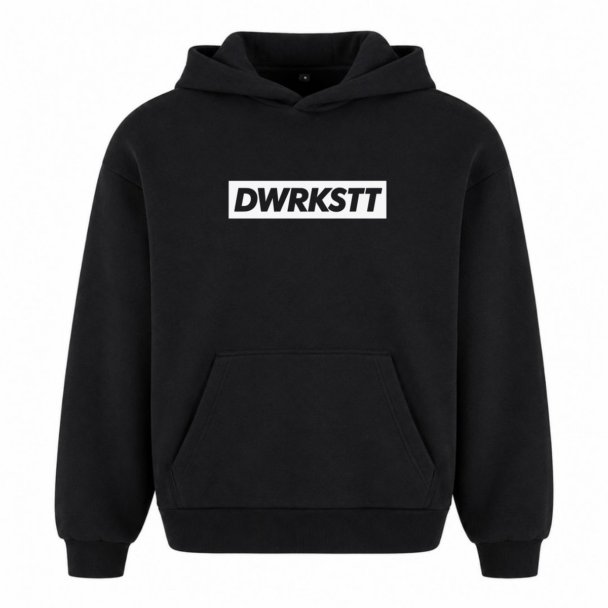 HUSTLE Oversized Hoodie - Schwarz