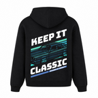 Keep it Classic Oversized Hoodie - Schwarz - Rueckseite