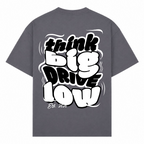 THINK BIG Oversize Tee - dark grey  - Rueckseite