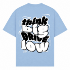 THINK BIG Oversize Tee - powder blue - Rueckseite